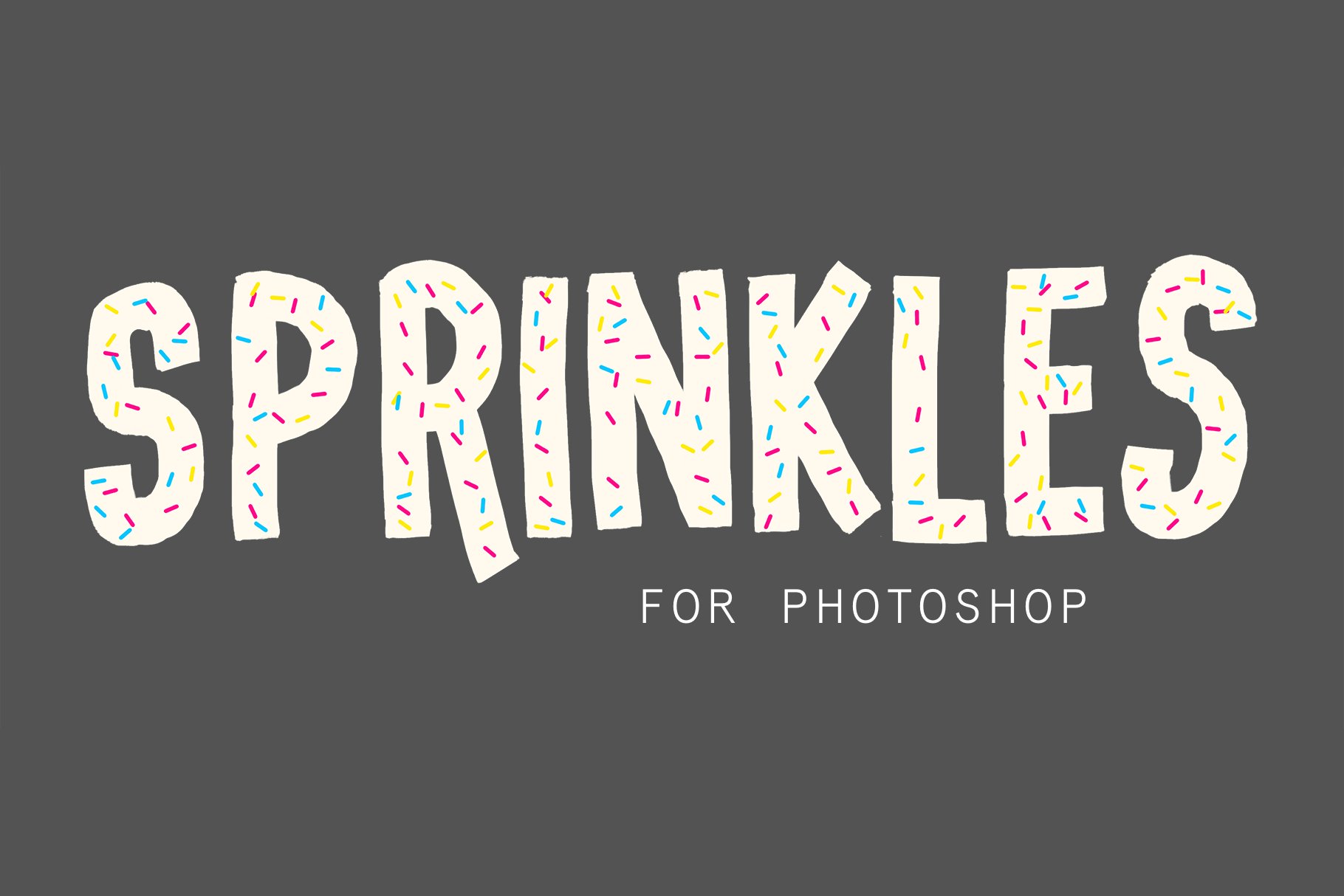 Sprinkles Brush for Photoshopcover image.