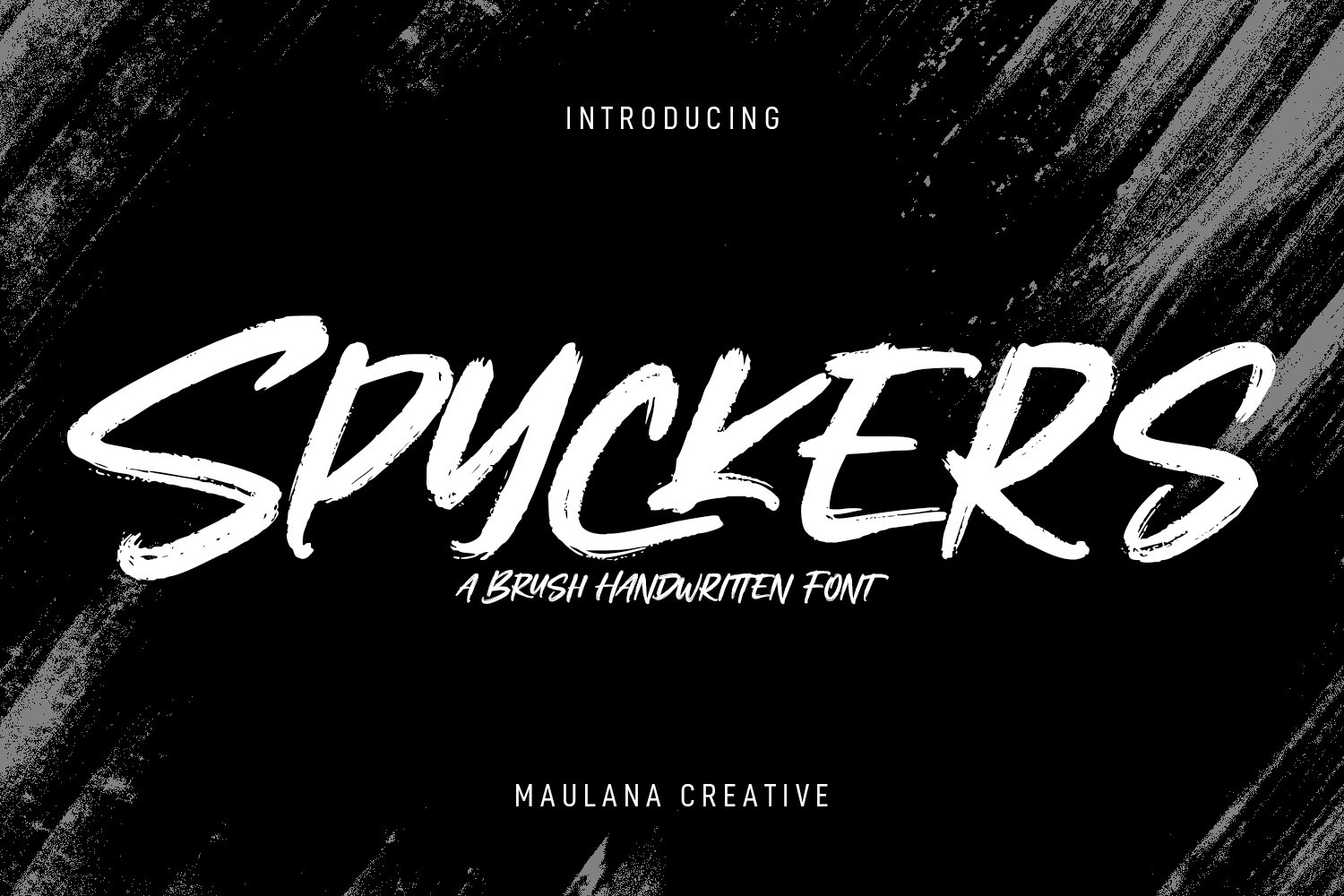 Spyckers Handwritten Brush Font cover image.