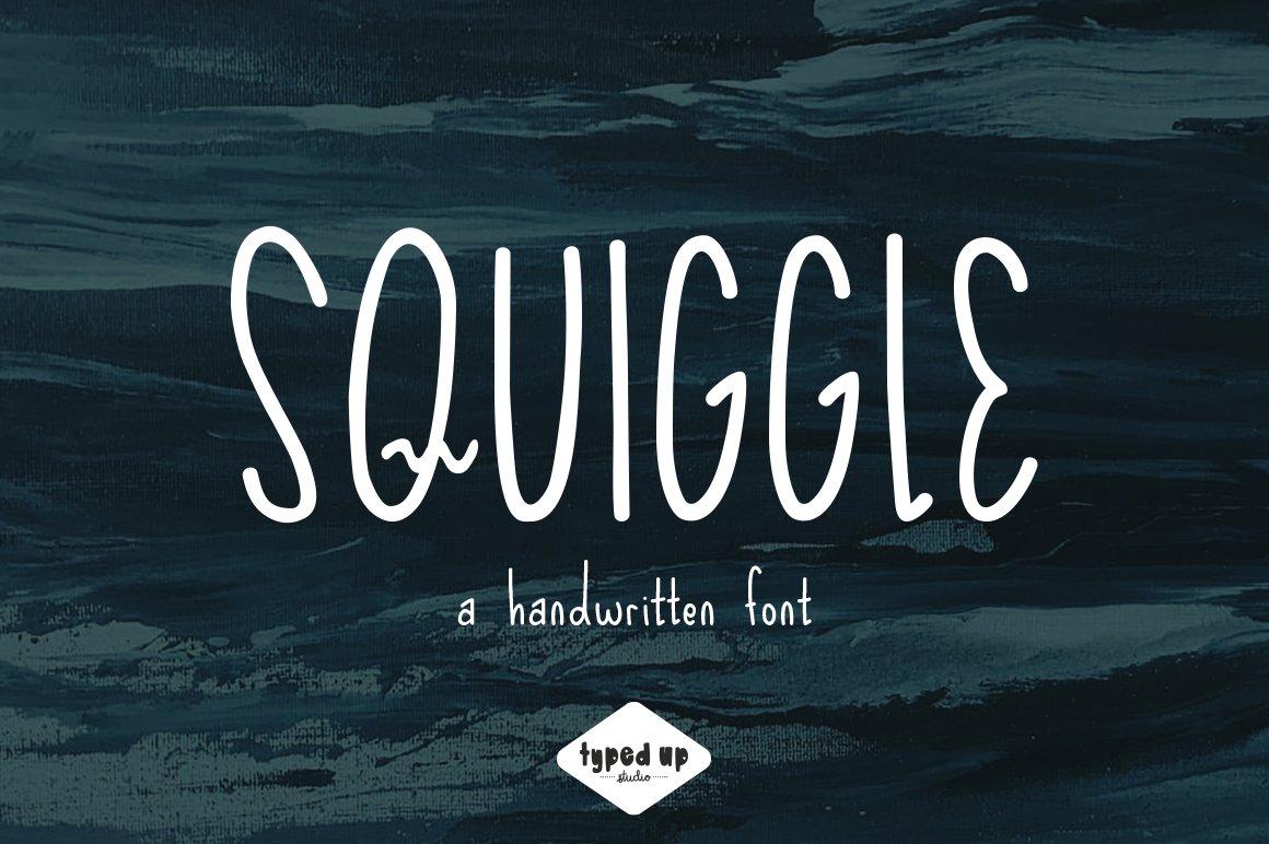 Squiggle | Handwritten Font cover image.
