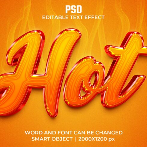 Hot 3d Editable Text Effect Stylecover image.