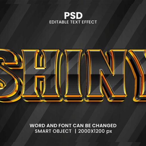 Shiny Luxury 3d Text Effect Stylecover image.
