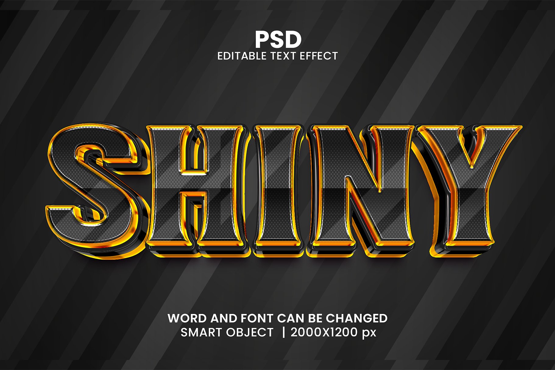 Shiny Luxury 3d Text Effect Stylecover image.