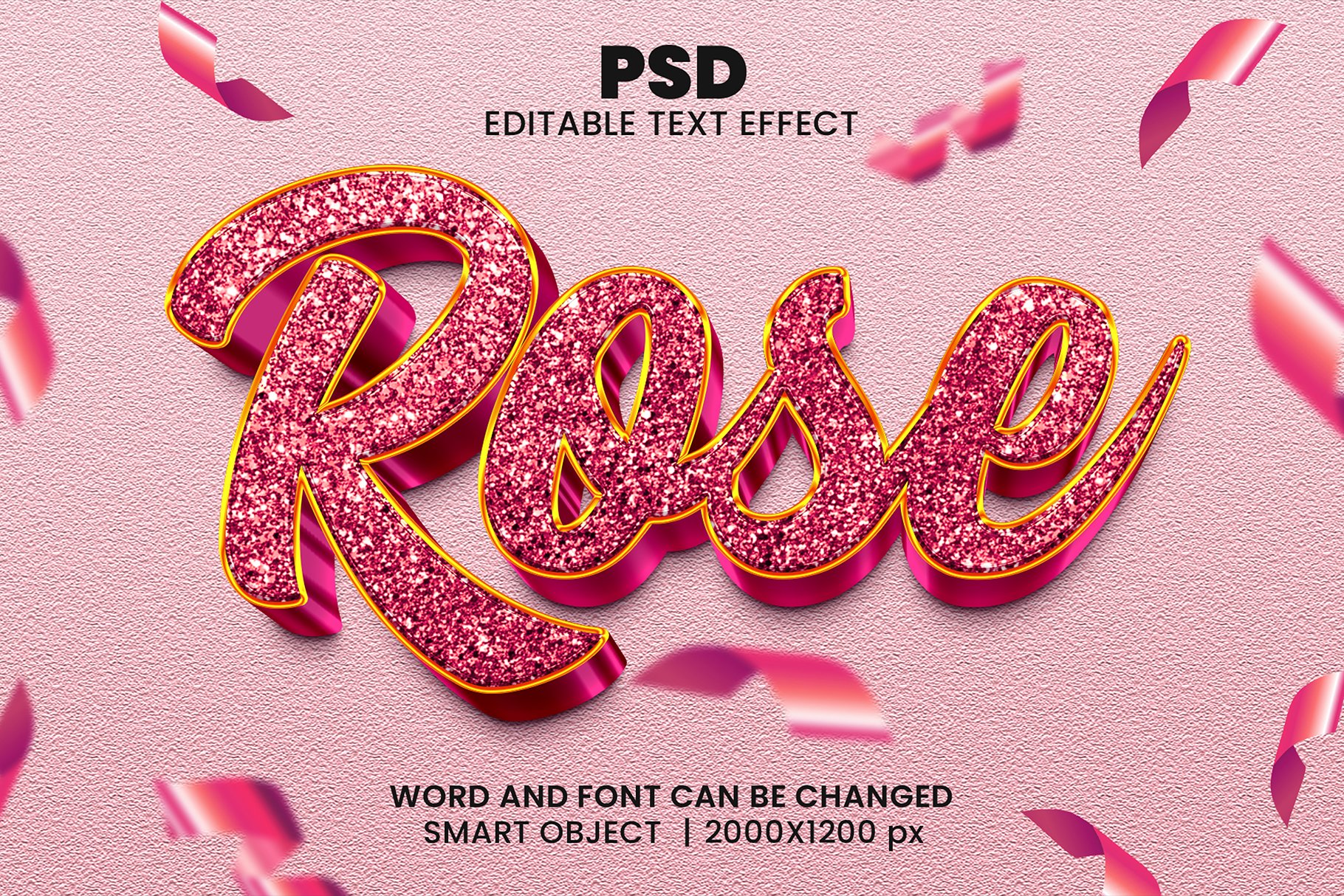 3d Editable Text Effect Stylecover image.