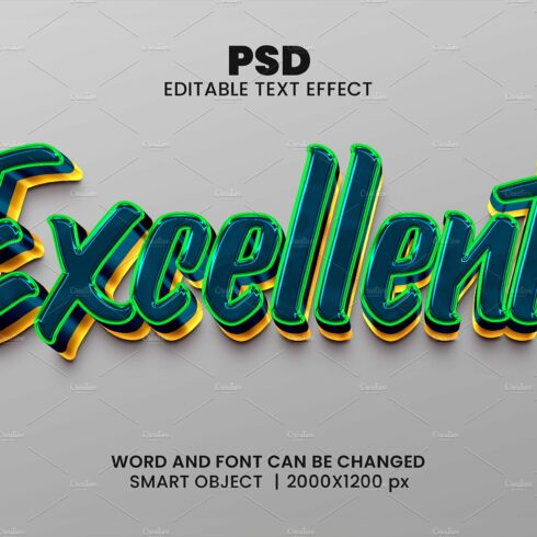 Excelent Editable Psd Text Effectcover image.