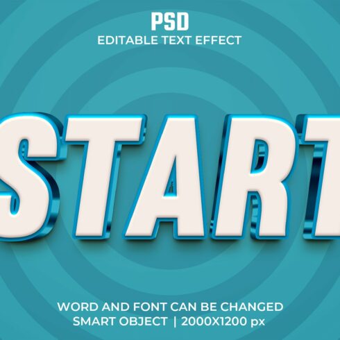 Start 3d Editable Text Effect Stylecover image.