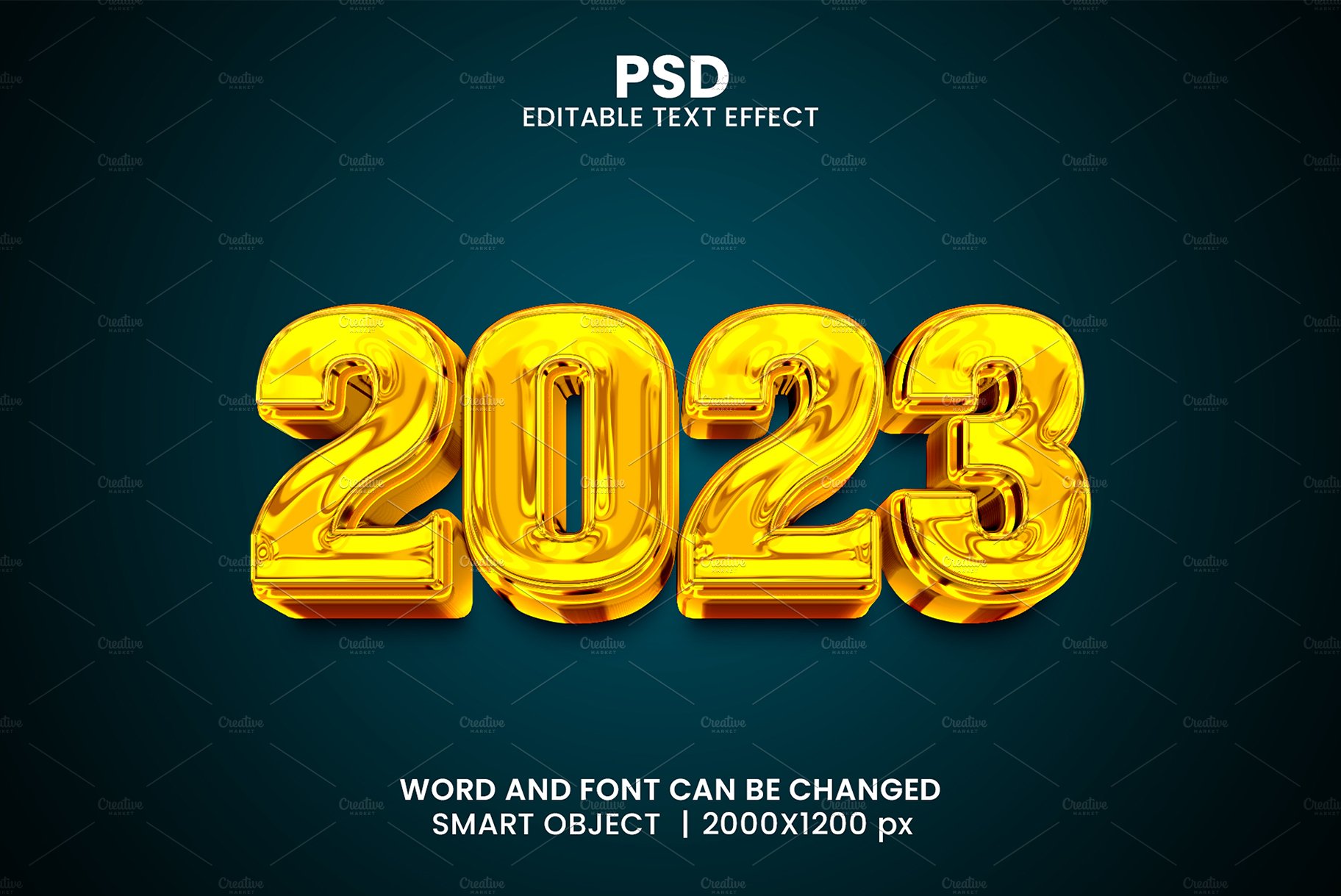 2023 Luxury 3d Text Effect Stylecover image.