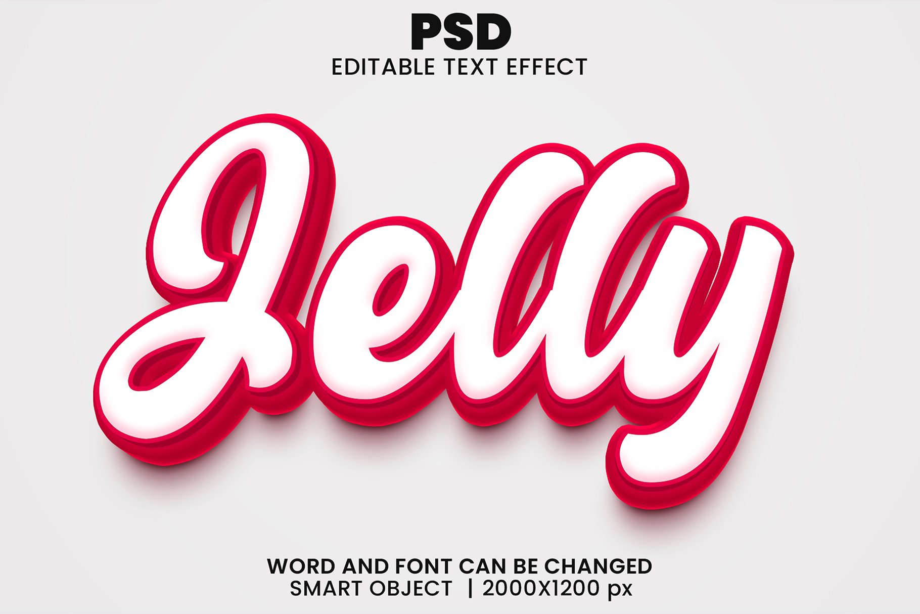 Jelly 3d Editable Text Effect Stylecover image.