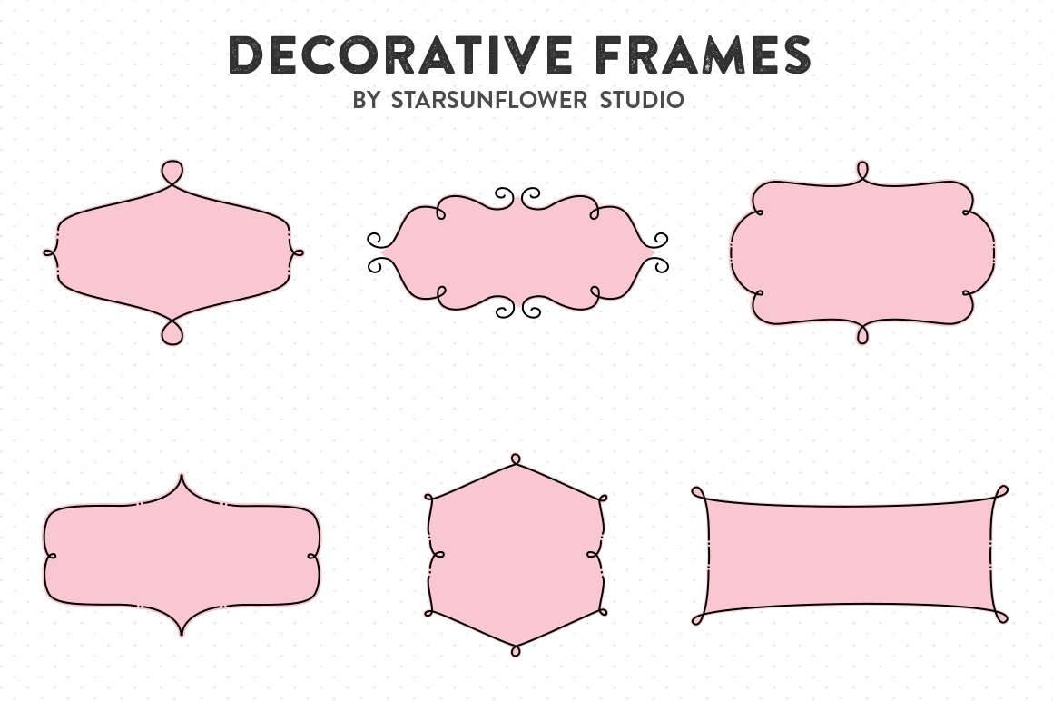 Retro Label Frames Shapes Set No. 28cover image.