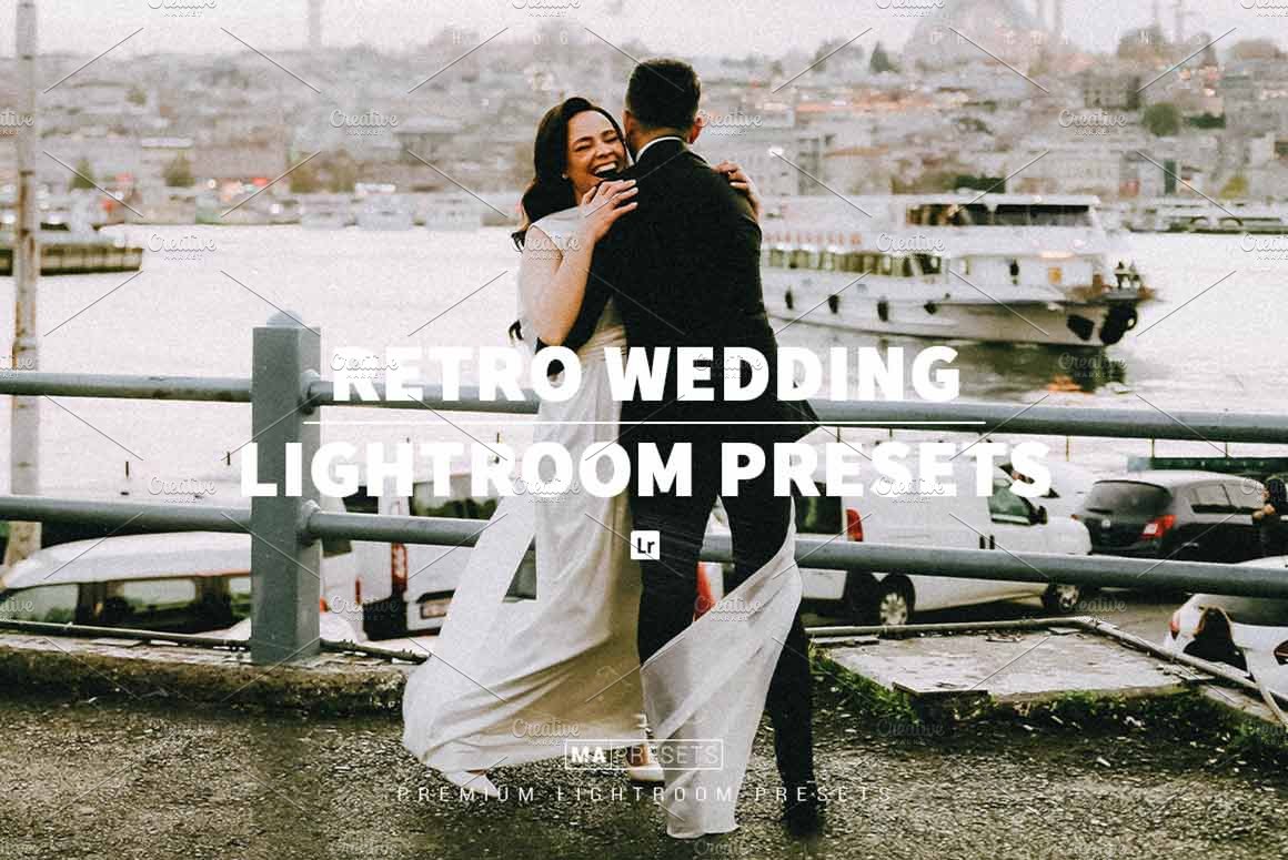 10 RETRO WEDDING Lightroom Presetscover image.