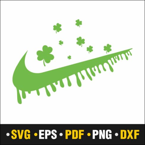 St Patrick\\\'s Day SVG Bundle, St Patrick\\\'s Dribble Nike, Lucky SVG, St Patricks Day Rainbow, Shamrock, Cut File Cricut cover image.