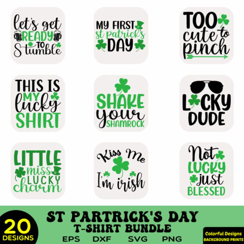 StPatrick’s Day T Shirt Bundle cover image.