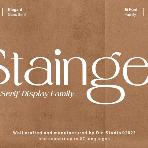 Stainger cover image.