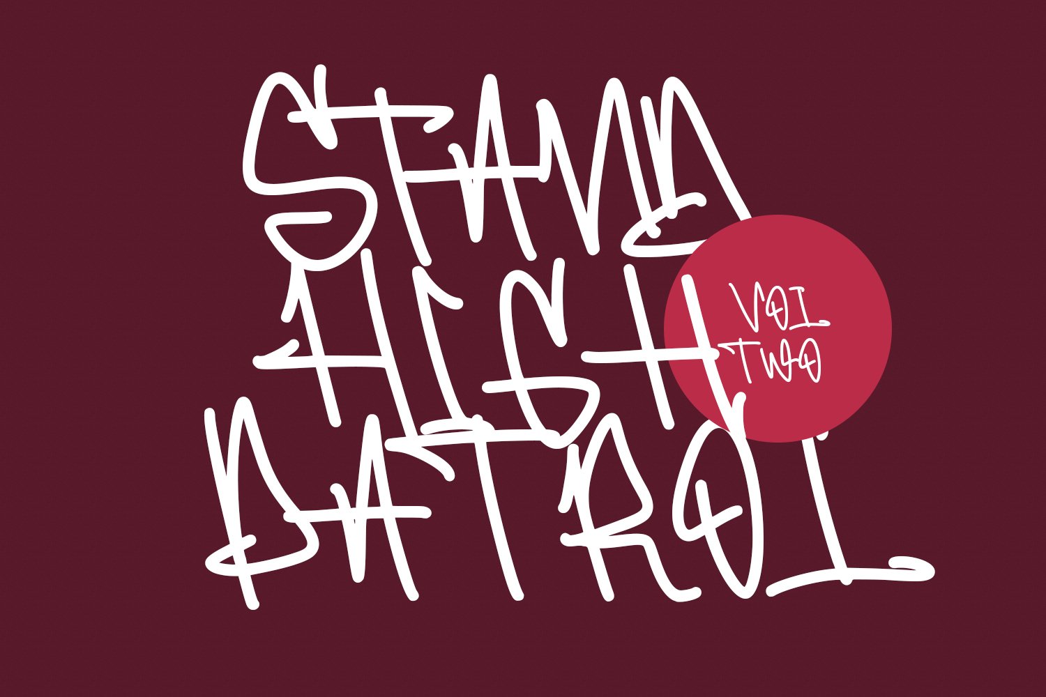 Stand Against Handwritten Graffiti preview image.