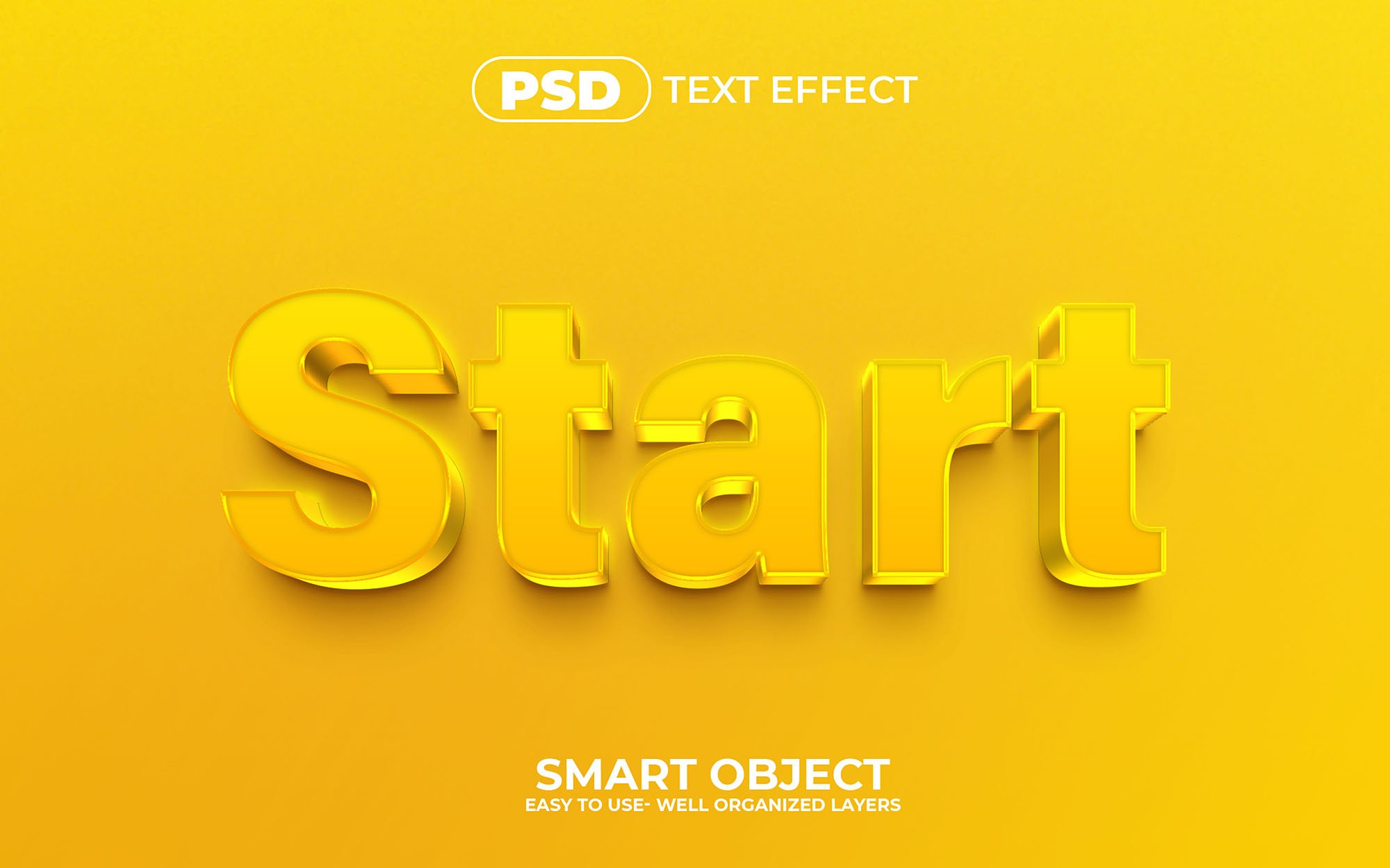 Start 3D Editable psd Text Effectcover image.