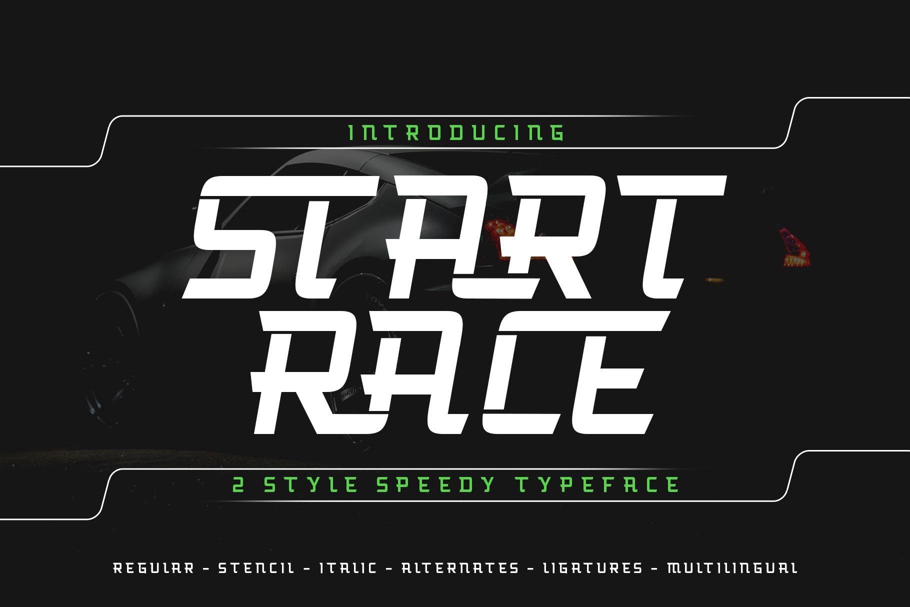 Start Race Typeface cover image.