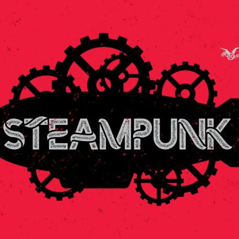 Steampunk font cover image.