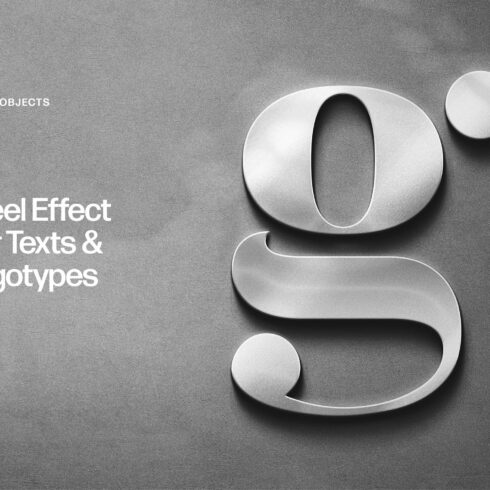 Steel Effect for Texts & Logotypescover image.