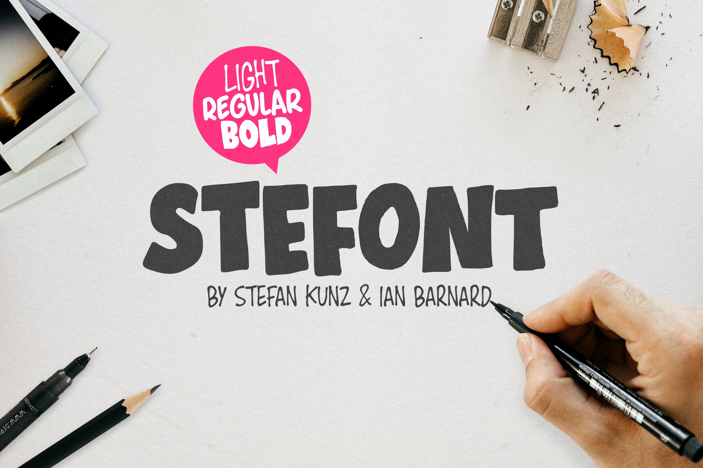 STEFONT typeface cover image.