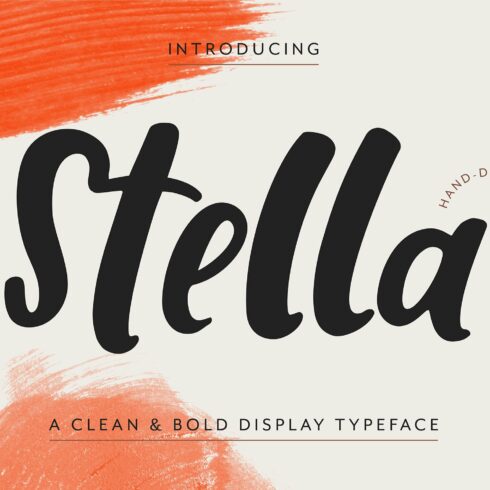 Stella: A Handlettered Font cover image.