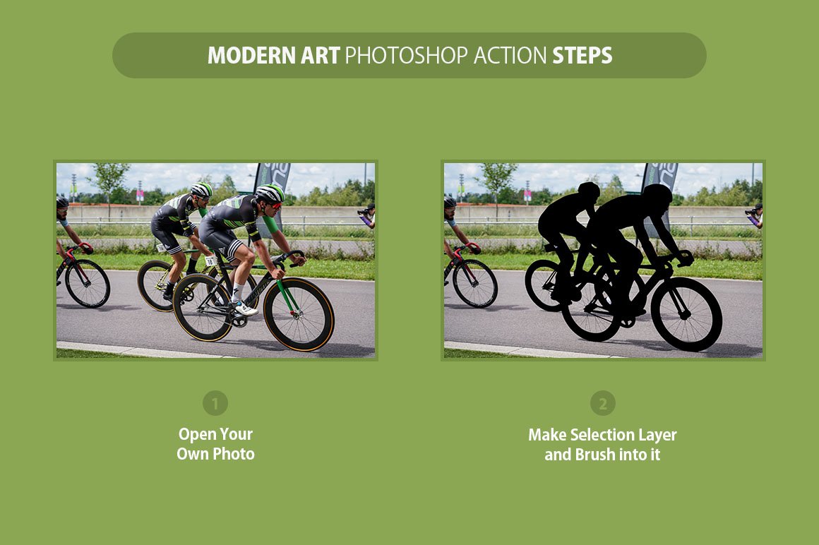 Modern Art Photoshop Actionpreview image.