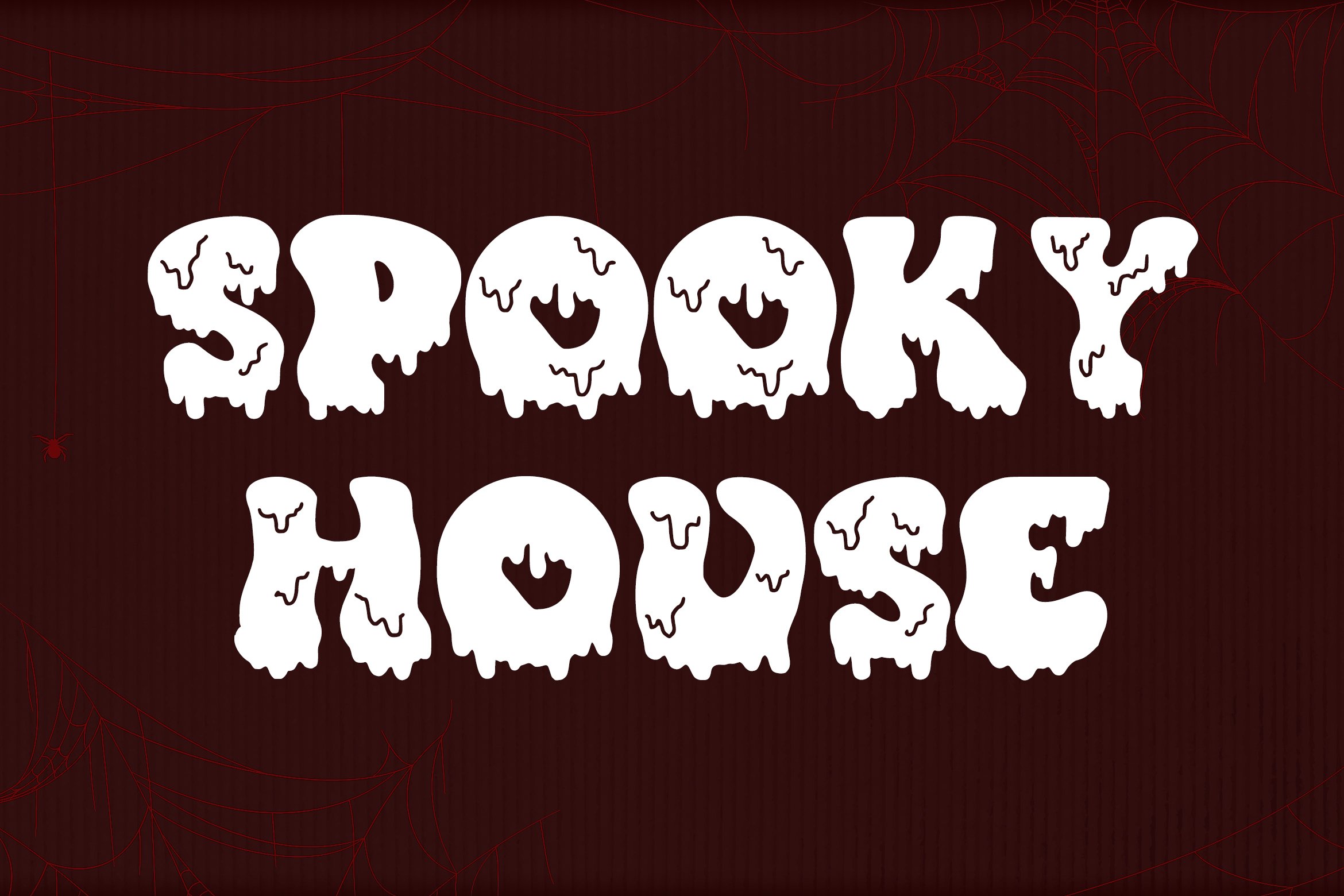 Sticky Blood - Halloween Font preview image.