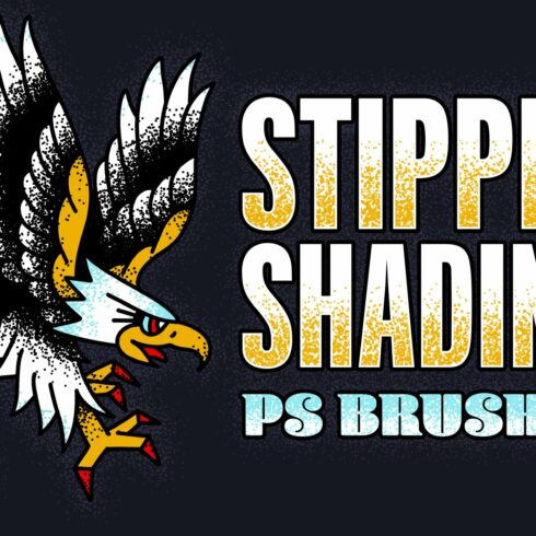 Stipple Shading Photoshop Brushescover image.