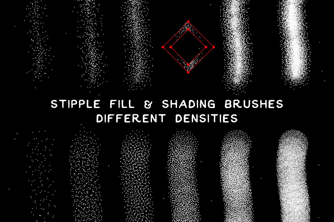 Stipple Master AI & PS Brushespreview image.