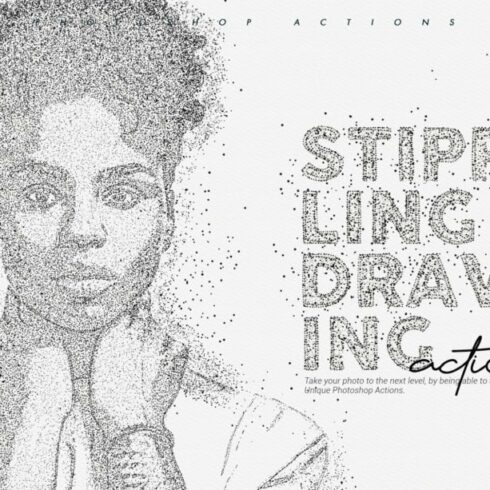 Stippling Photoshop Actioncover image.