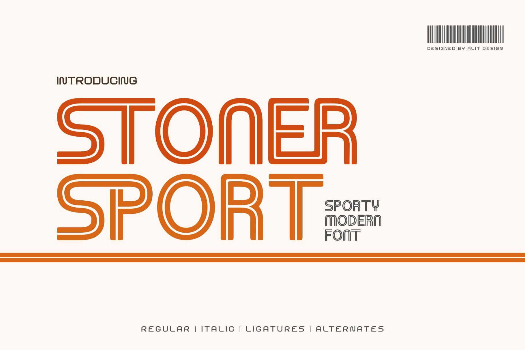 Stoner Sport Typeface cover image.