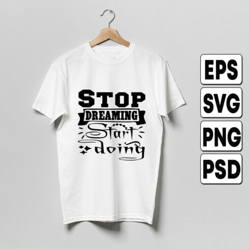 Stop Dreaming Start doing cover image.