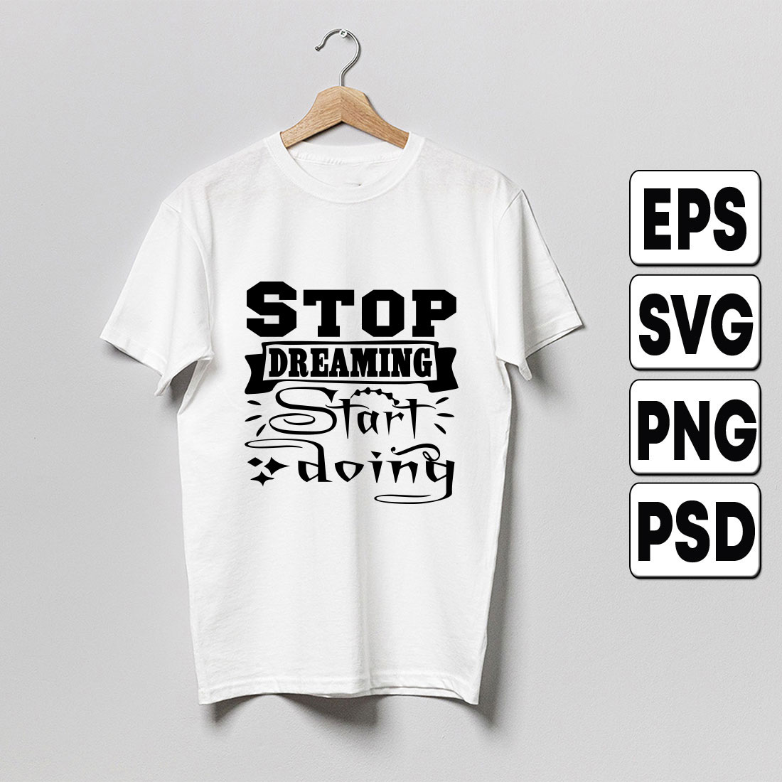 Stop Dreaming Start doing cover image.