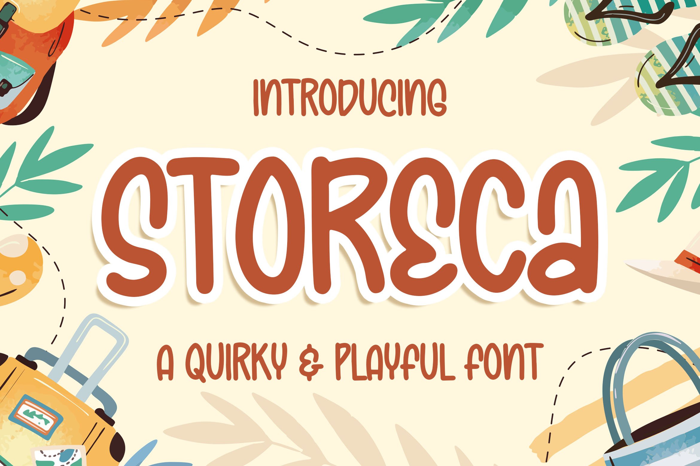 Storeca a Quirky & Playful Font cover image.