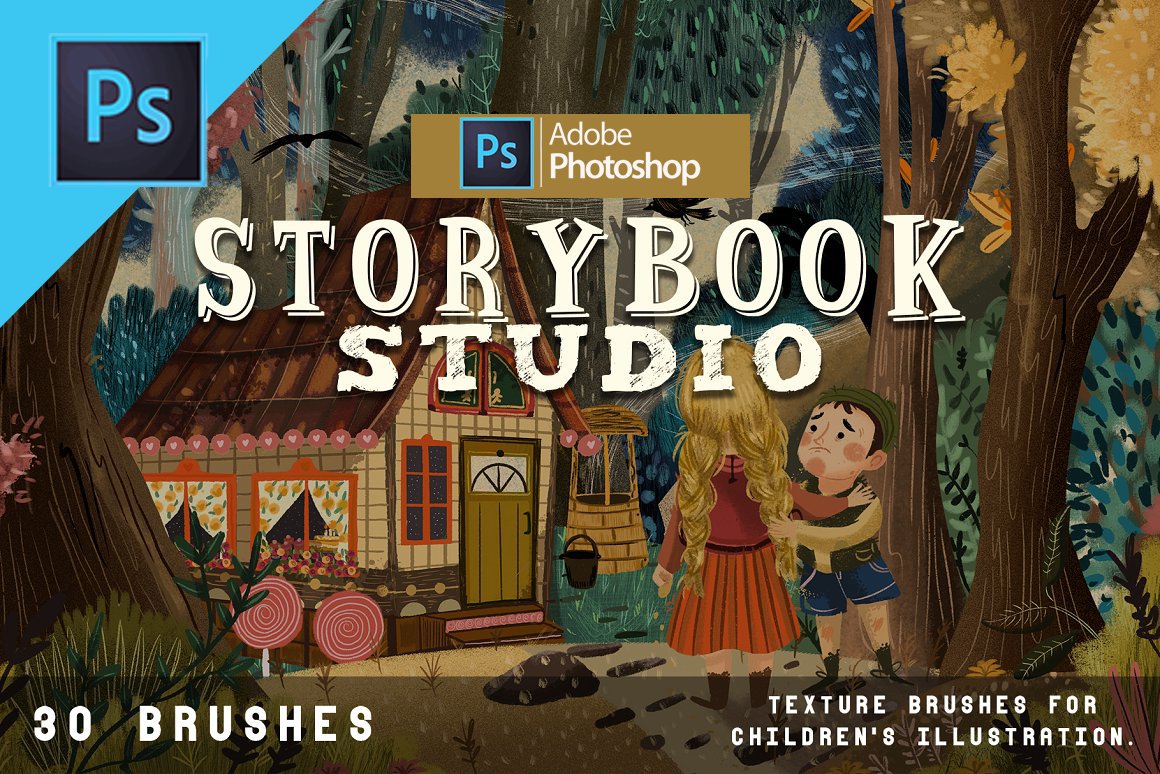 Storybook studio Photoshopcover image.