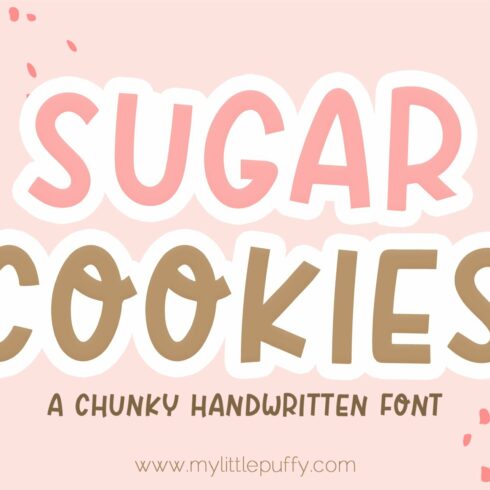 Sugar Cookies- Cute Handwritten Font cover image.