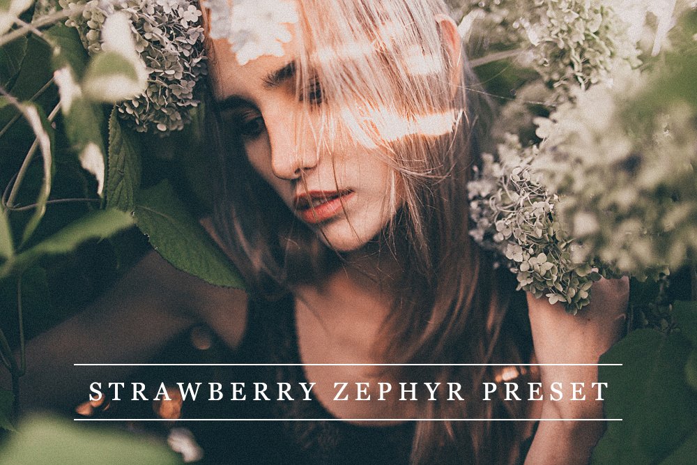 Strawberry zephyr - Lightroom presetcover image.