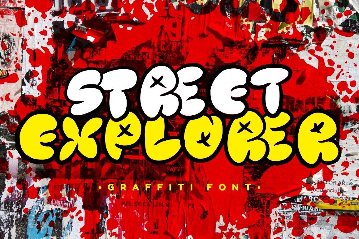 Street Explorer - Graffiti Font cover image.