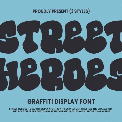 Street Heroes - Graffiti Font cover image.