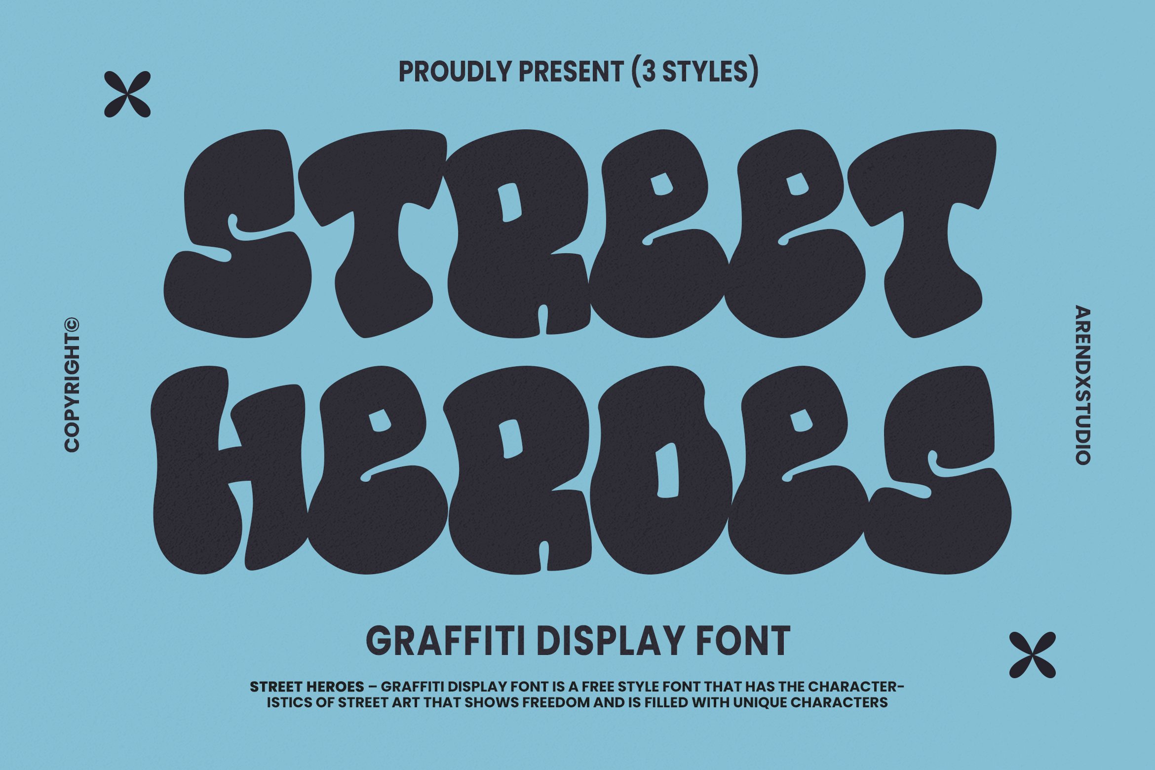 Street Heroes - Graffiti Font cover image.