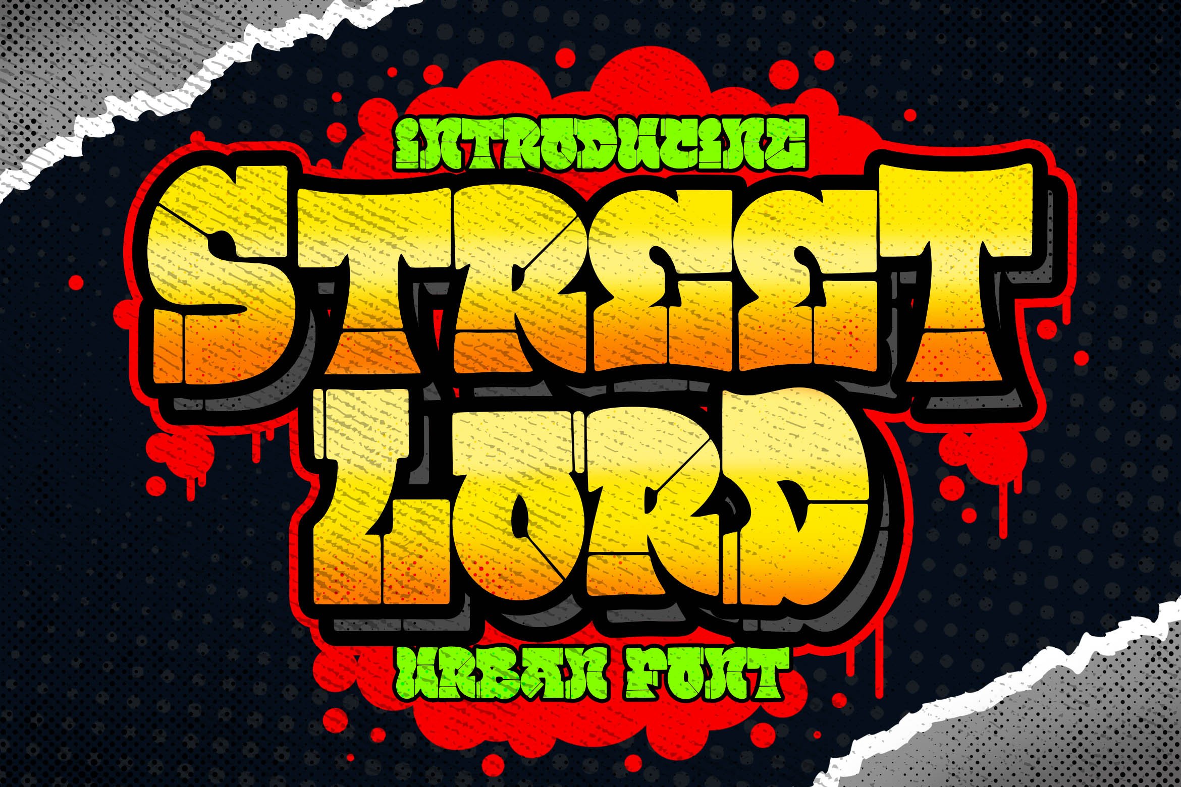 Street Lord Graffiti Font cover image.