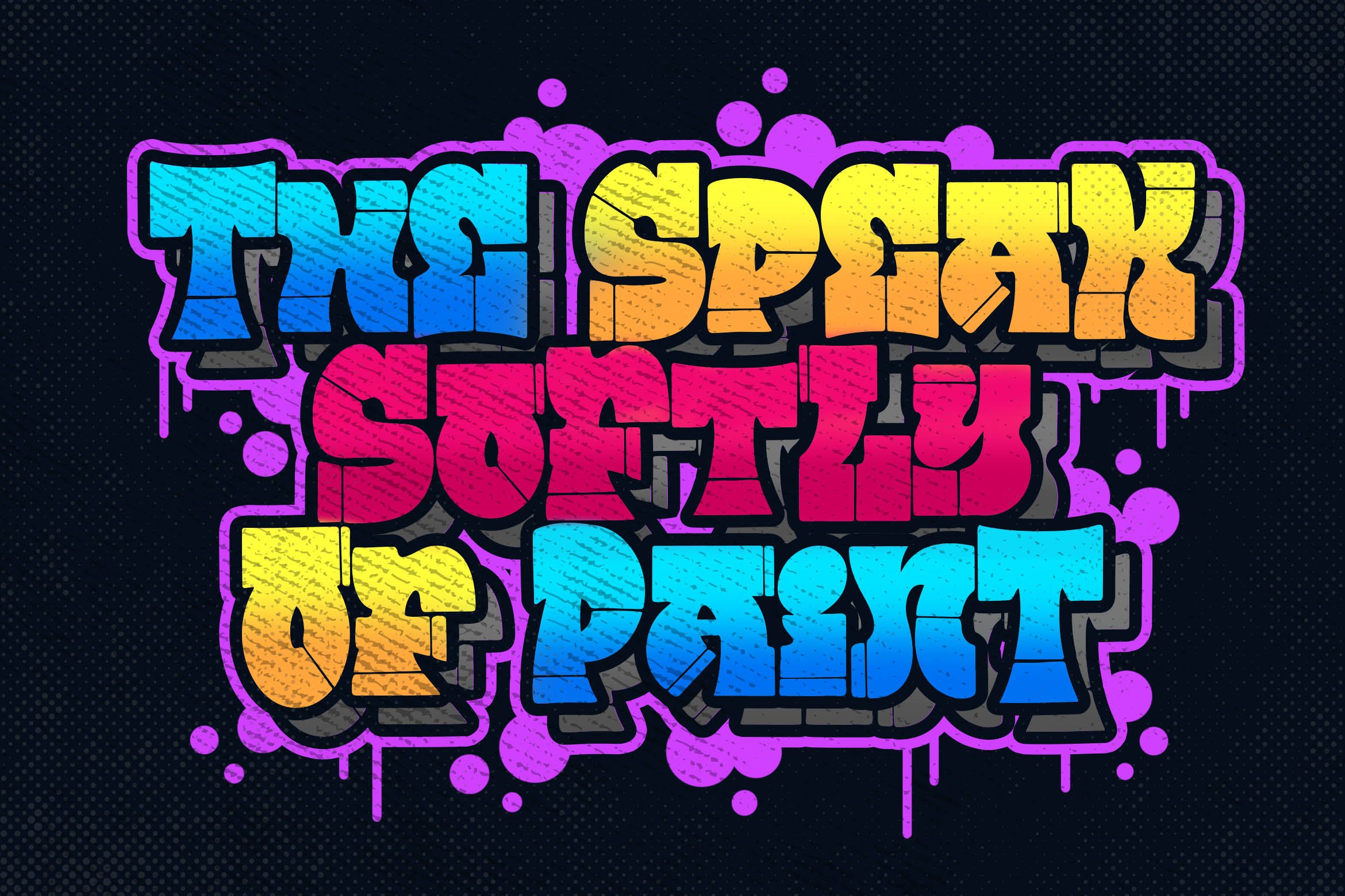 Street Lord Graffiti Font preview image.