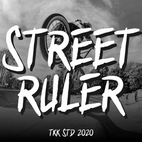 Street Ruler - Graffiti Font cover image.