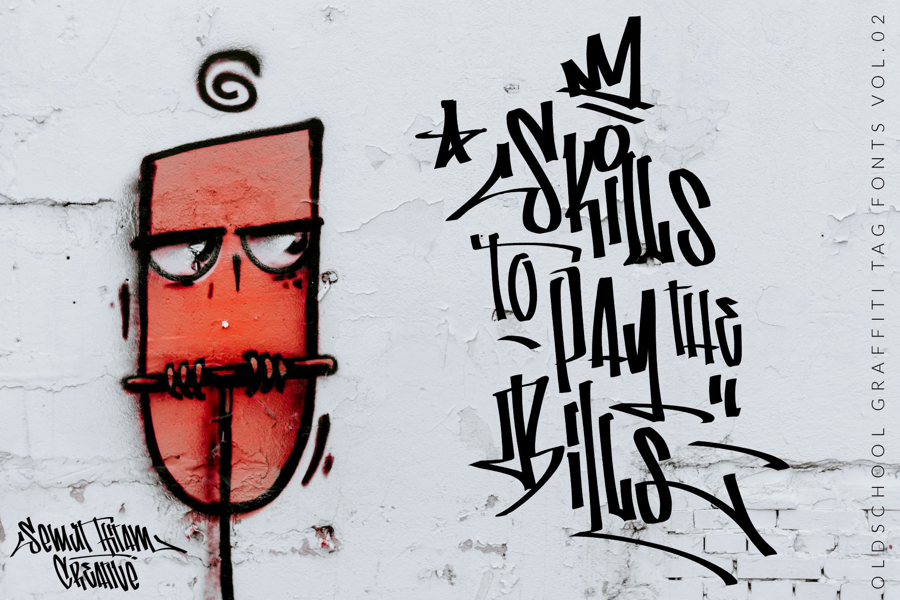 Street Wars - Graffiti Fonts preview image.