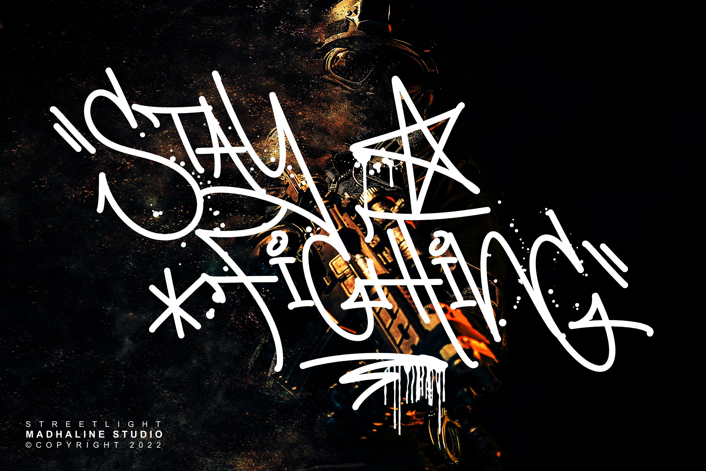 Streetlight | Graffiti Font preview image.