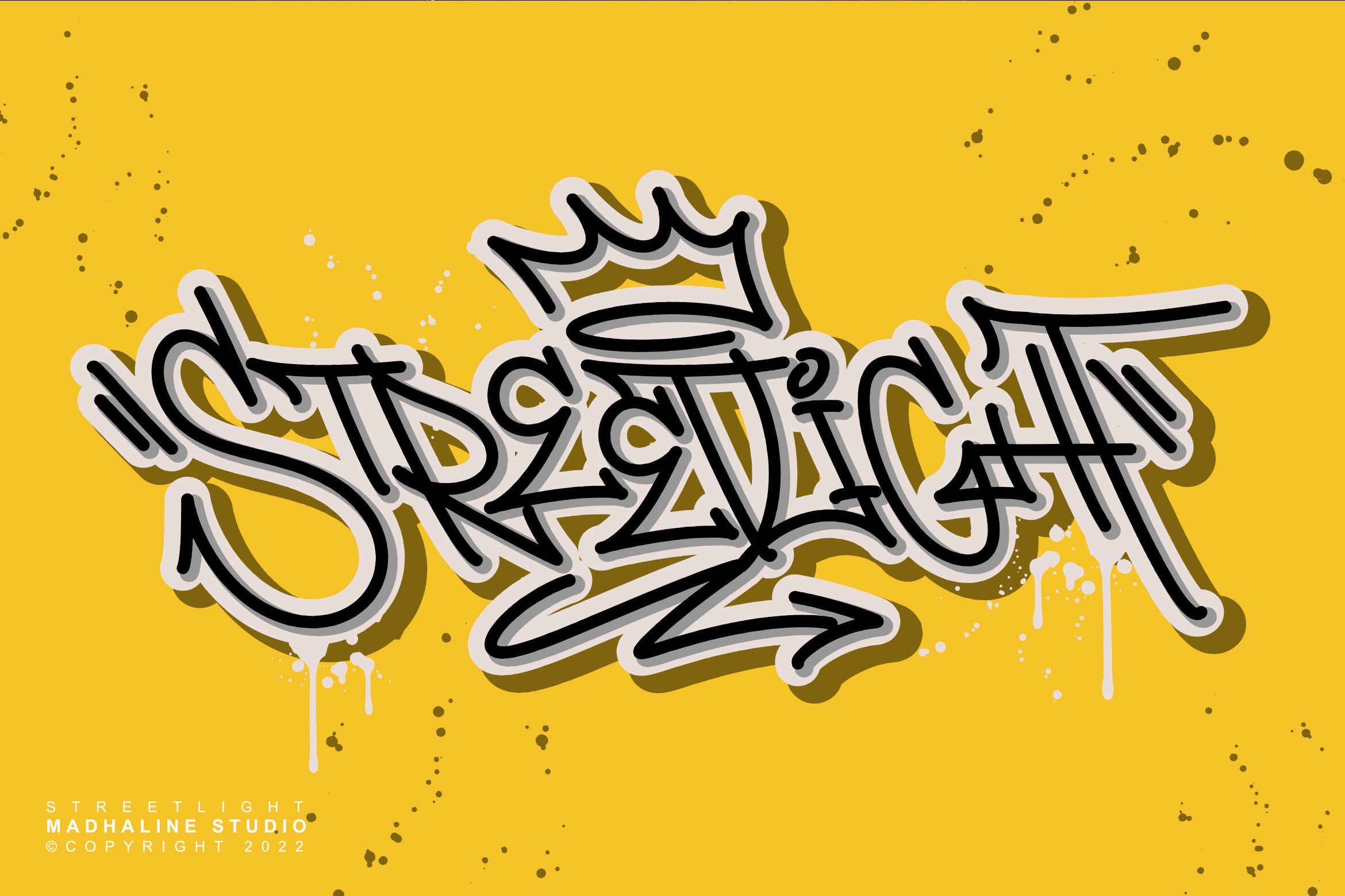 Streetlight | Graffiti Font cover image.