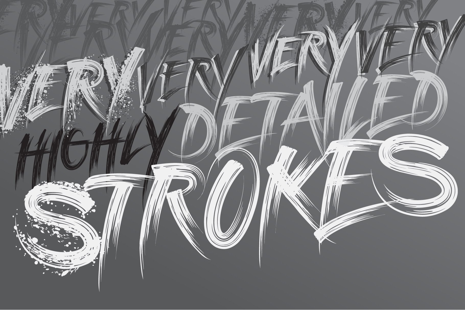 Graffiti Fonts | Strokes Family preview image.