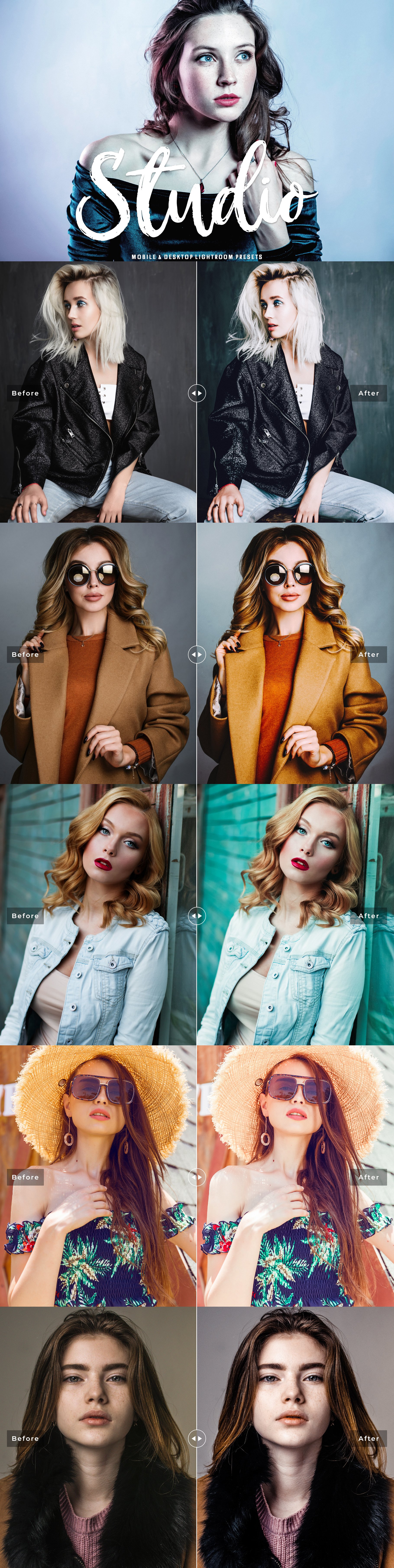 Studio Lightroom Presets Packcover image.