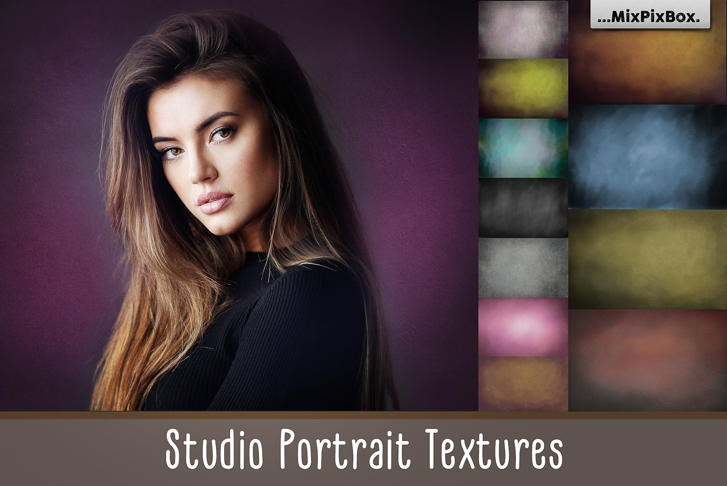 Studio Portrait Photo Texturescover image.
