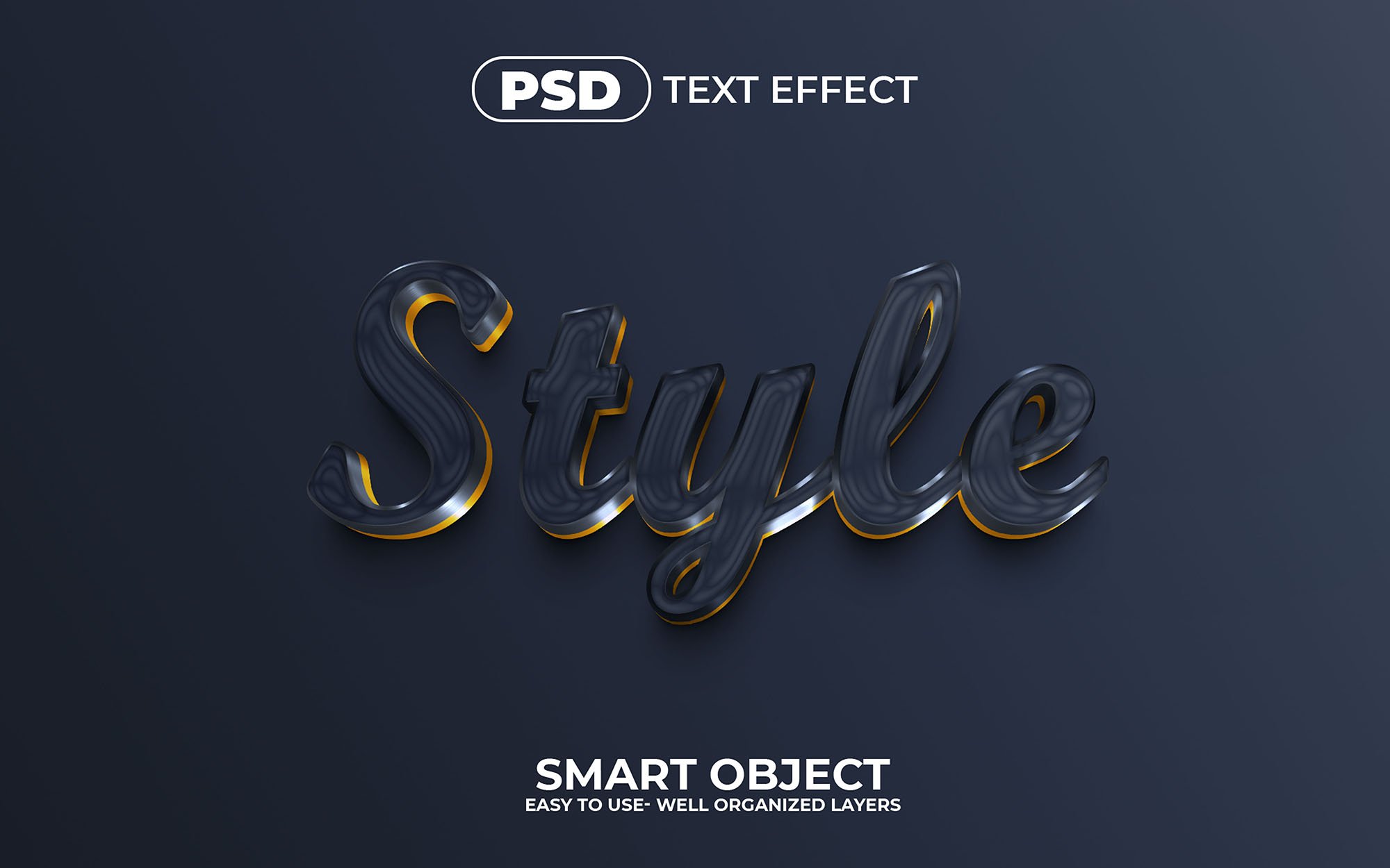 Style 3D Editable psd Text Effectcover image.