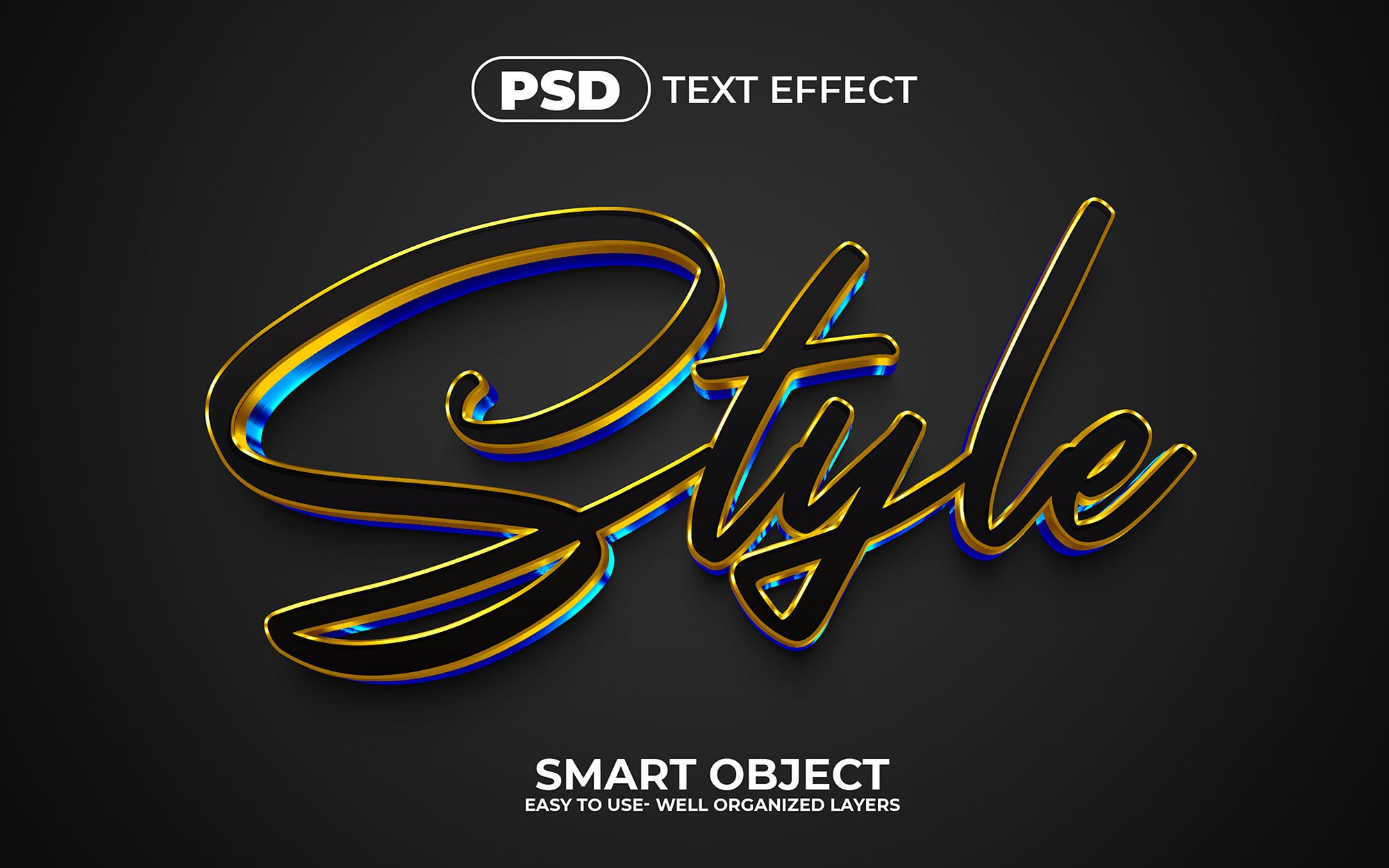 Style 3D Editable Text Effect Stylecover image.
