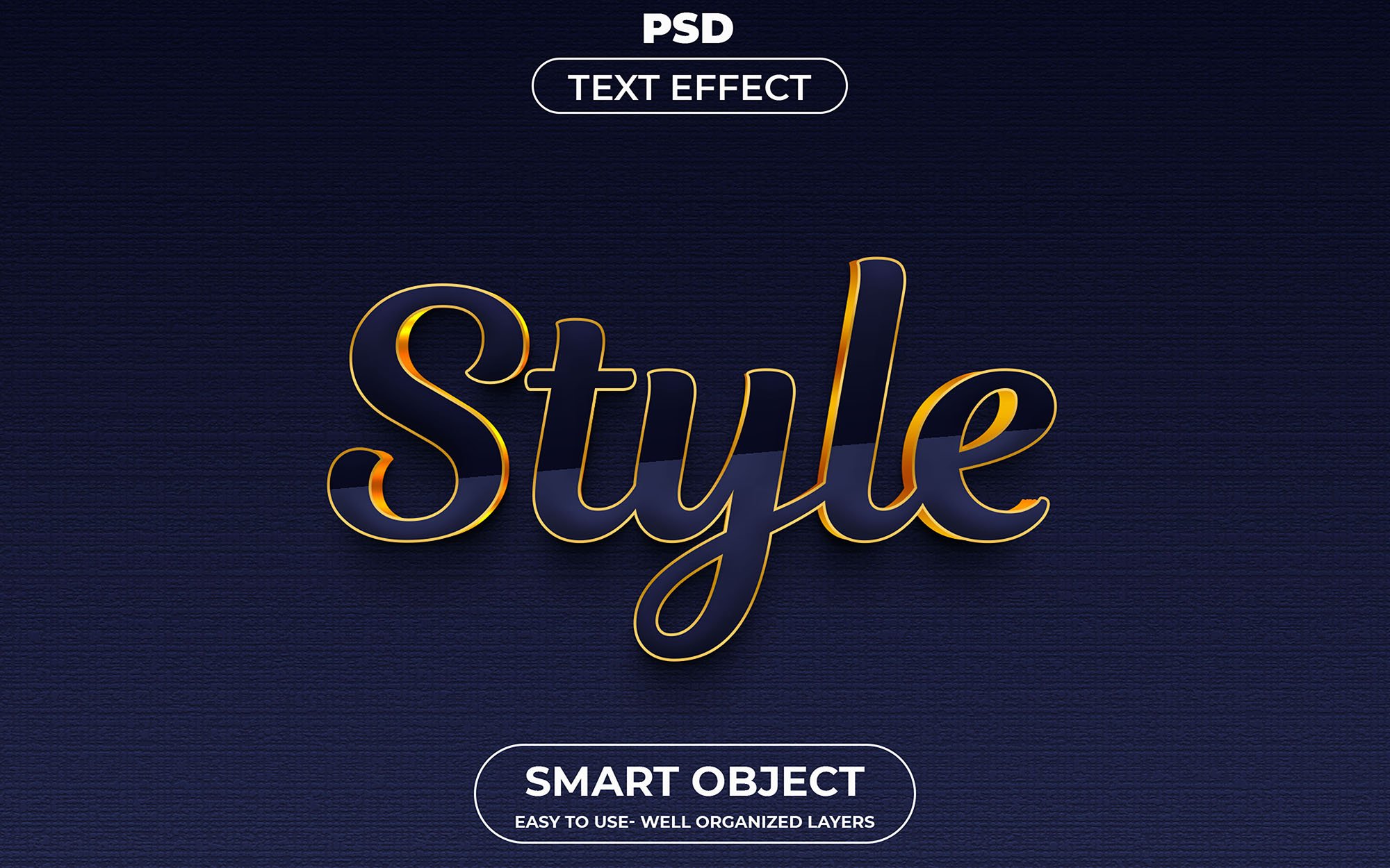 Style 3D Editable psd Text Effectcover image.